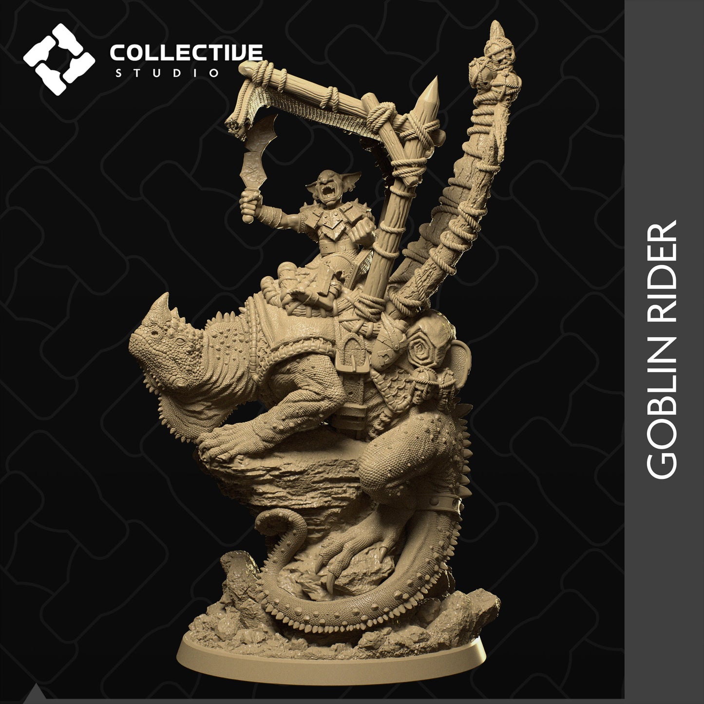 Goblin Warband, Collective Studios | Dungeons and Dragons | Pathfinder | Table Top RPG | 3D Printed Model