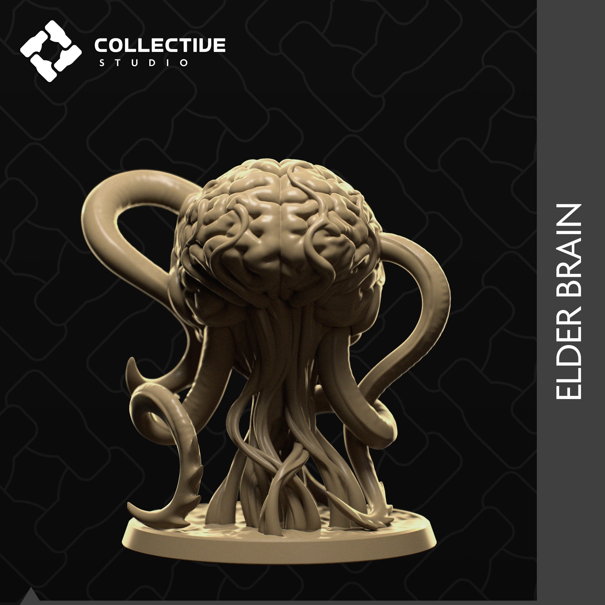 Elder Brain, Collective Studios | Dungeons and Dragons | Pathfinder | Table Top RPG | 3D Printed Model