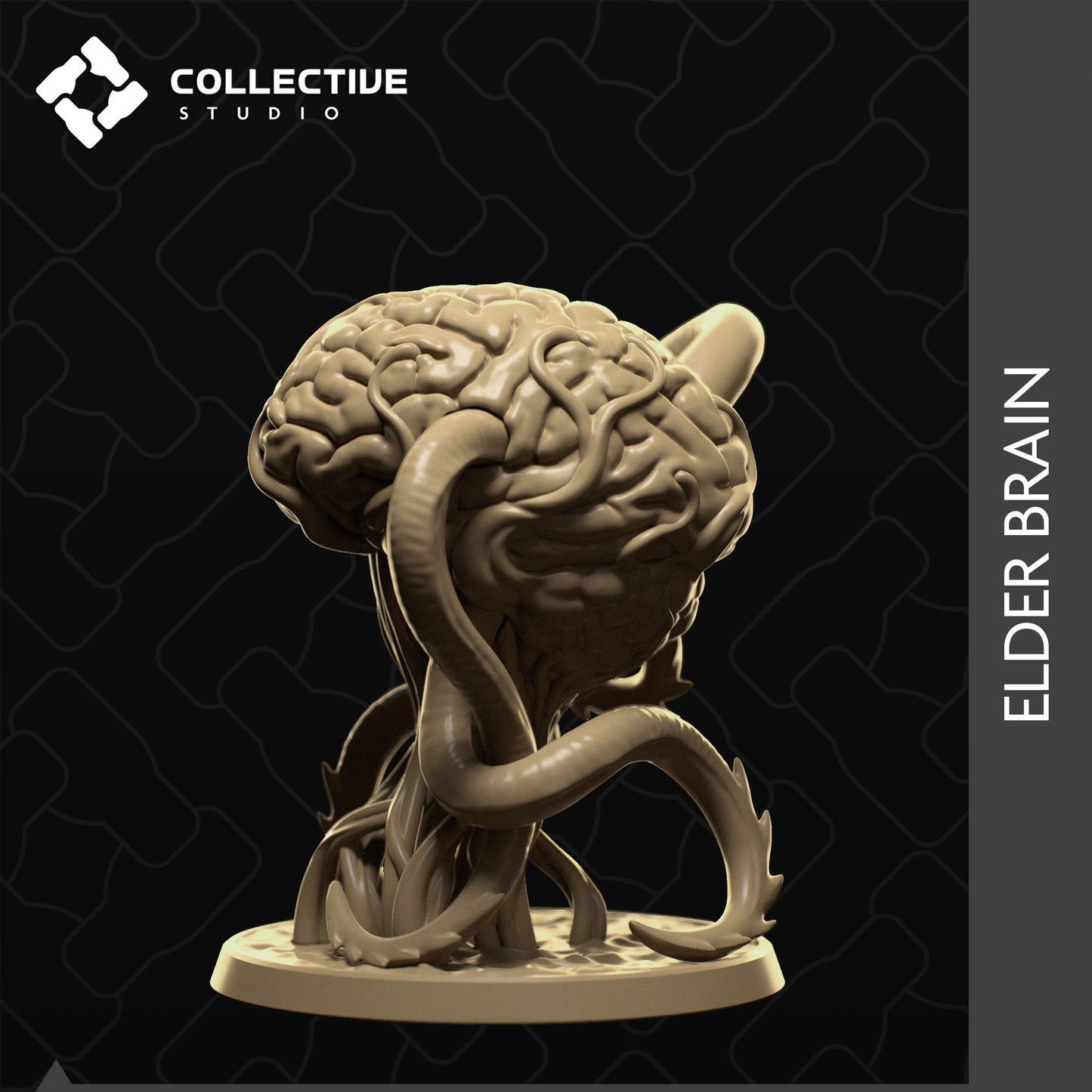 Elder Brain, Collective Studios | Dungeons and Dragons | Pathfinder | Table Top RPG | 3D Printed Model