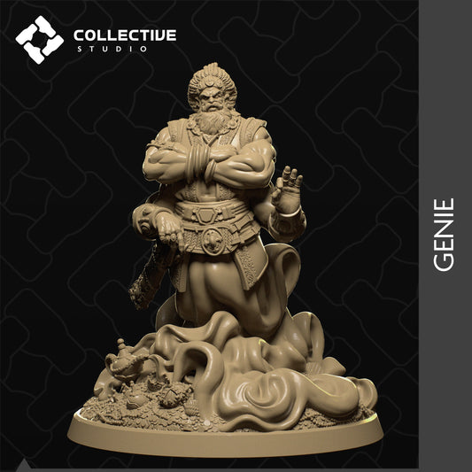 Genie, Collective Studios | Dungeons and Dragons | Pathfinder | Table Top RPG | 3D Printed Model