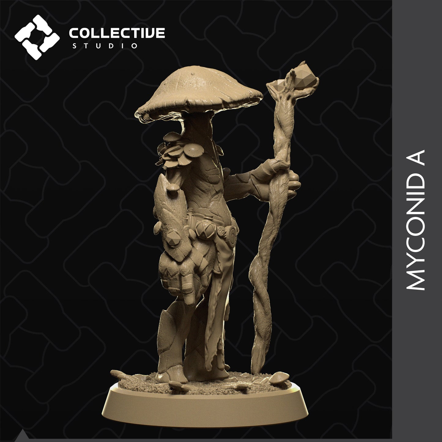 Myconids, Collective Studios | Dungeons and Dragons | Pathfinder | Table Top RPG | 3D Printed Model