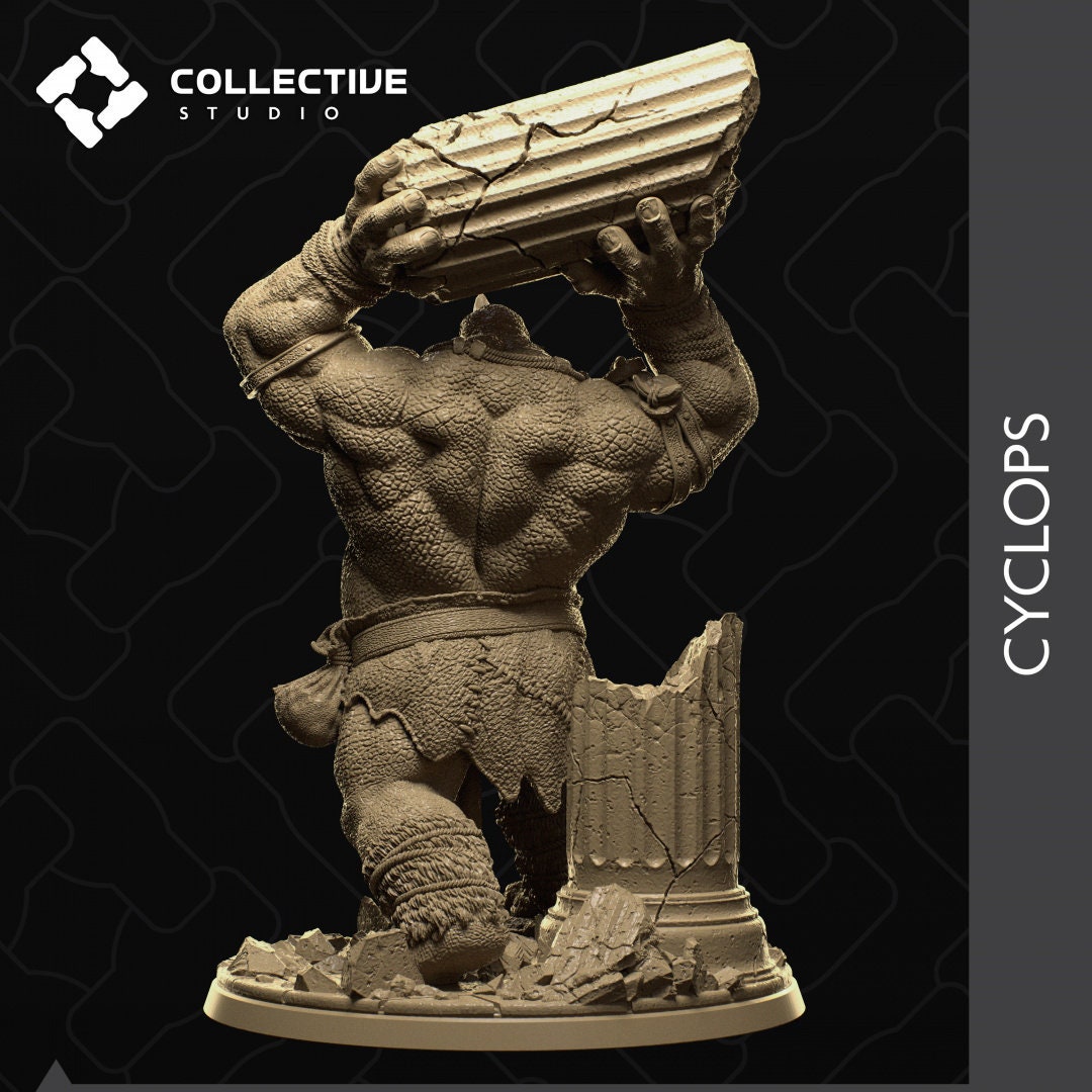 Cyclops, Collective Studios | Dungeons and Dragons | Pathfinder | Table Top RPG | 3D Printed Model