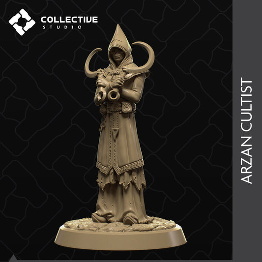 Arzan, Powerful NPC, Collective Studios | Dungeons and Dragons | Pathfinder | Table Top RPG | 3D Printed Model