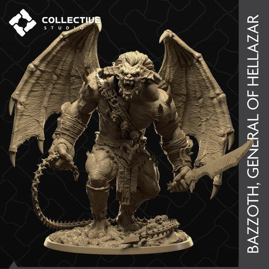 Bazzoth, Collective Studios | Dungeons and Dragons | Pathfinder | Table Top RPG | 3D Printed Model