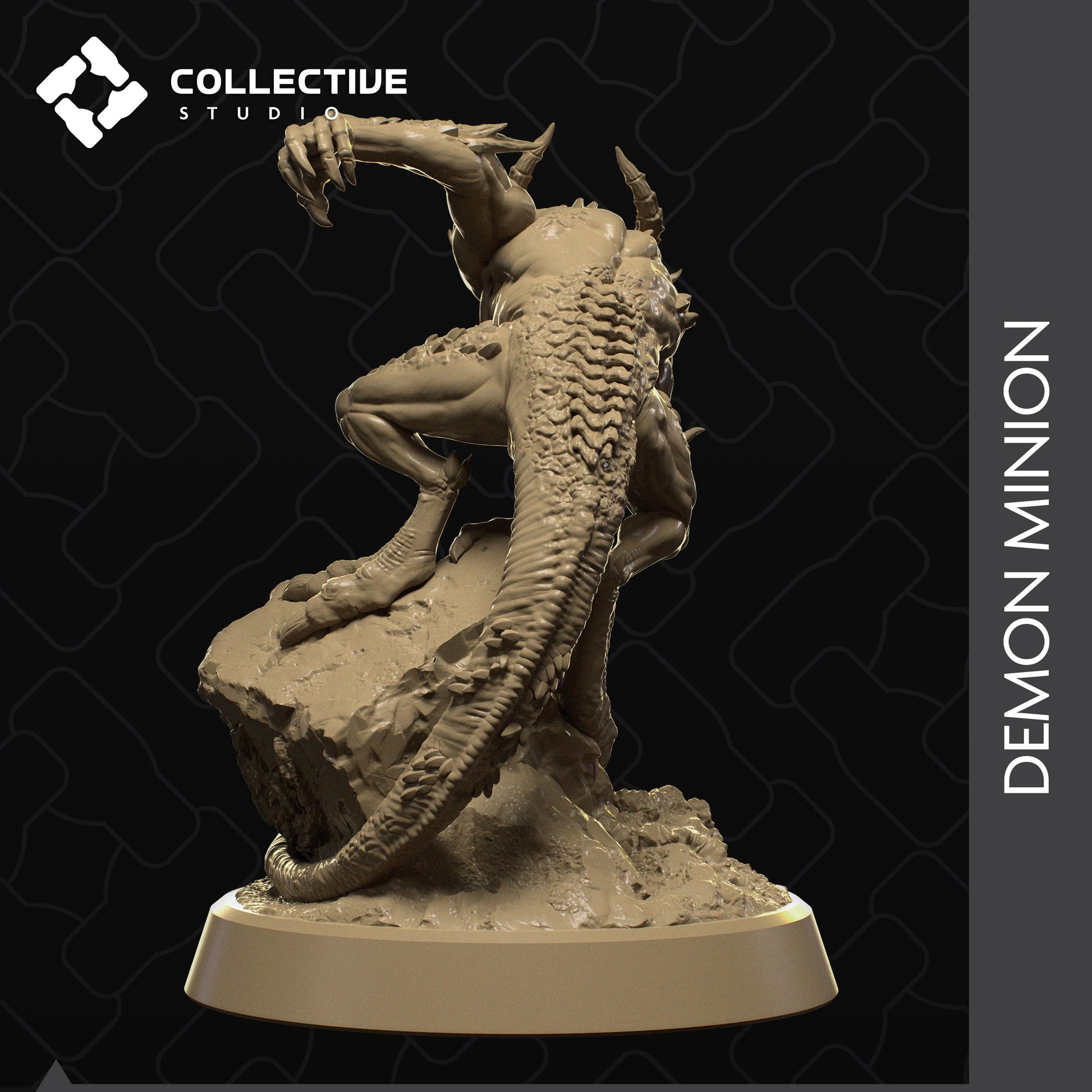 Demon Minion, Collective Studios | Dungeons and Dragons | Pathfinder | Table Top RPG | 3D Printed Model