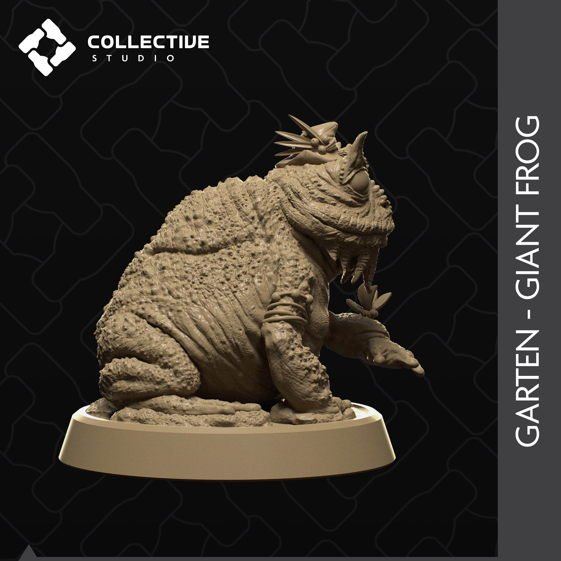 Frog, Collective Studios | Dungeons and Dragons | Pathfinder | Table Top RPG | 3D Printed Model