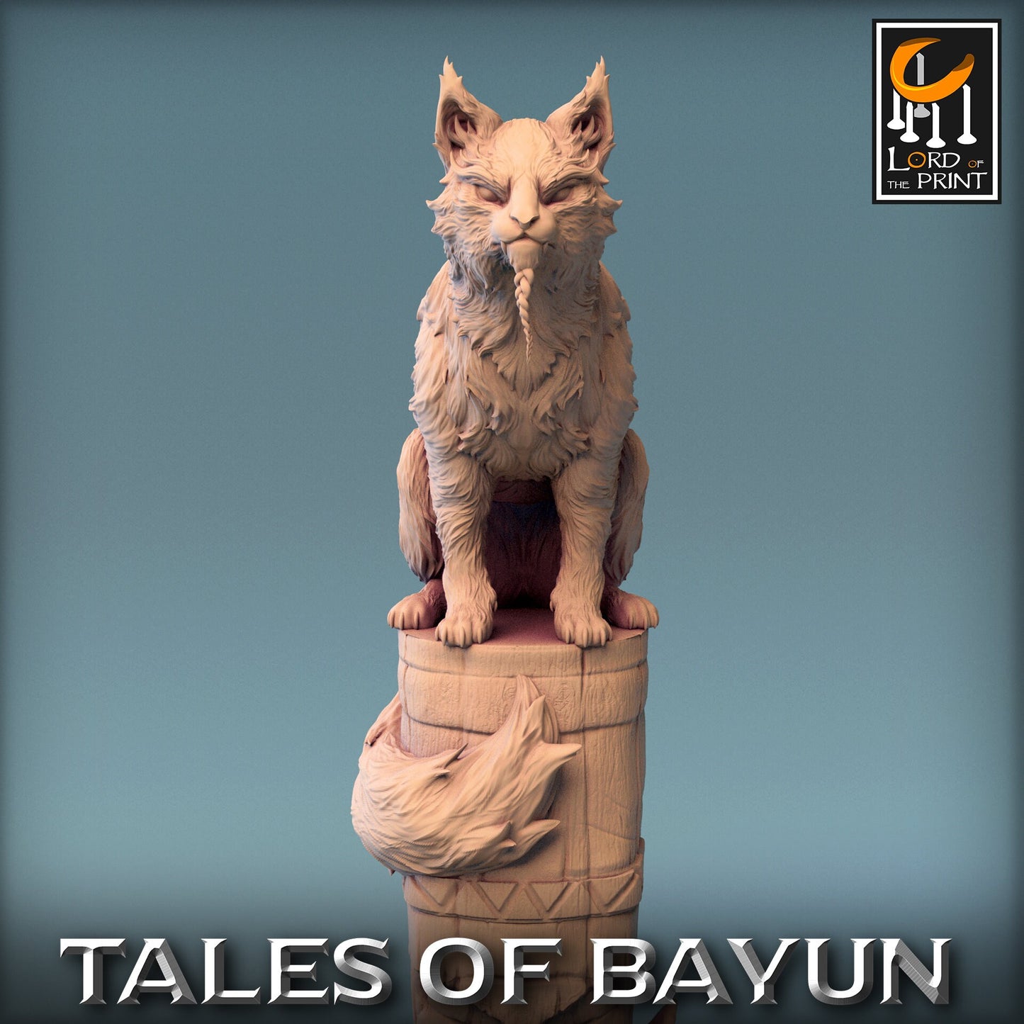 Bayun Cat, Lord of the Print | Dungeons and Dragons | Pathfinder | Table Top RPG | 3D Printed Model