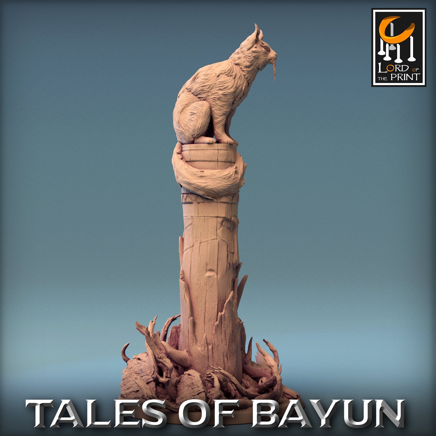 Bayun Cat, Lord of the Print | Dungeons and Dragons | Pathfinder | Table Top RPG | 3D Printed Model