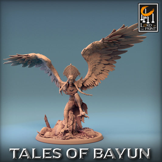 Harpies, Multiple Pose Options, Lord of the Print | Dungeons and Dragons | Pathfinder | Table Top RPG | 3D Printed Model