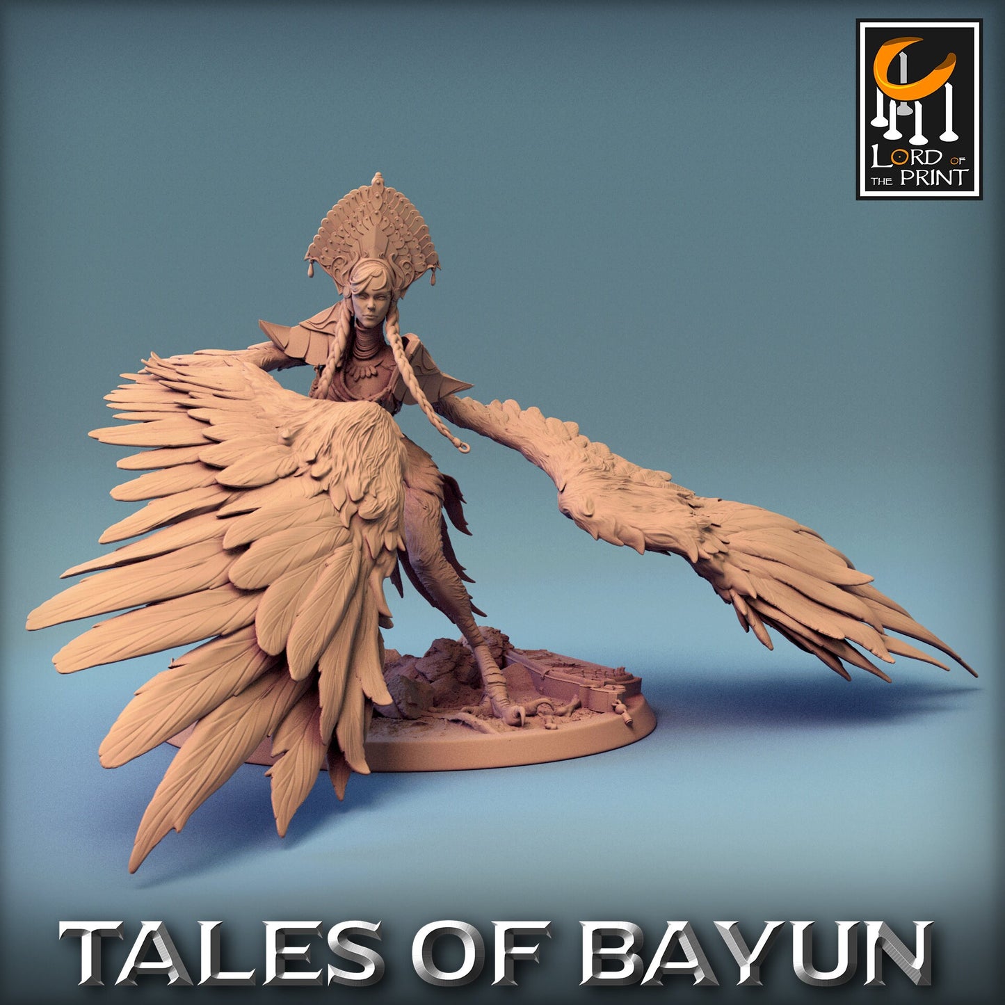 Harpies, Multiple Pose Options, Lord of the Print | Dungeons and Dragons | Pathfinder | Table Top RPG | 3D Printed Model