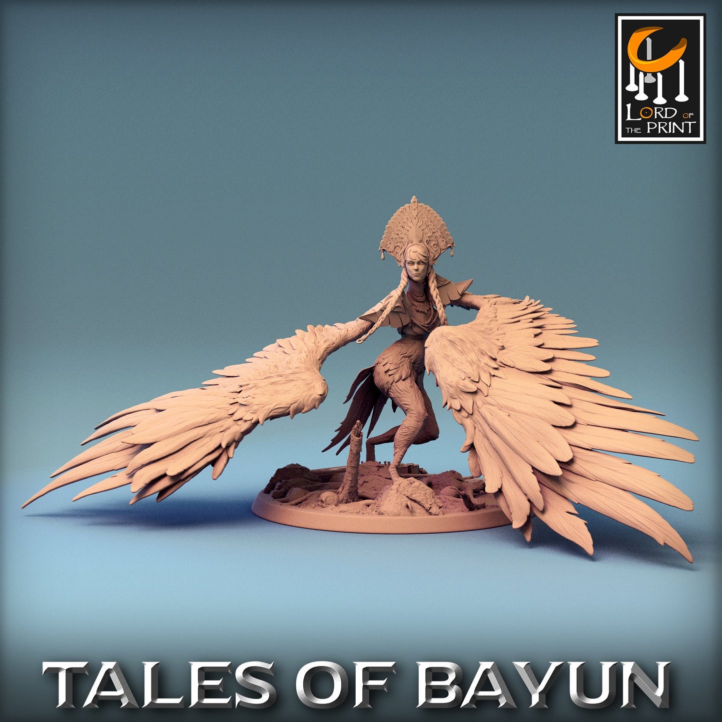 Harpies, Multiple Pose Options, Lord of the Print | Dungeons and Dragons | Pathfinder | Table Top RPG | 3D Printed Model