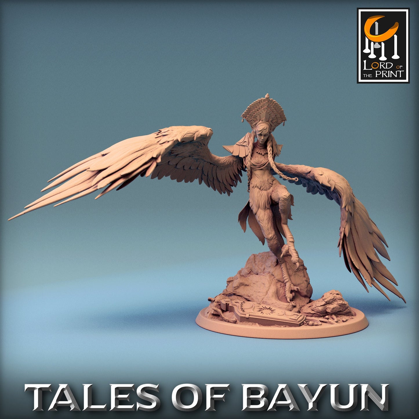 Harpies, Multiple Pose Options, Lord of the Print | Dungeons and Dragons | Pathfinder | Table Top RPG | 3D Printed Model