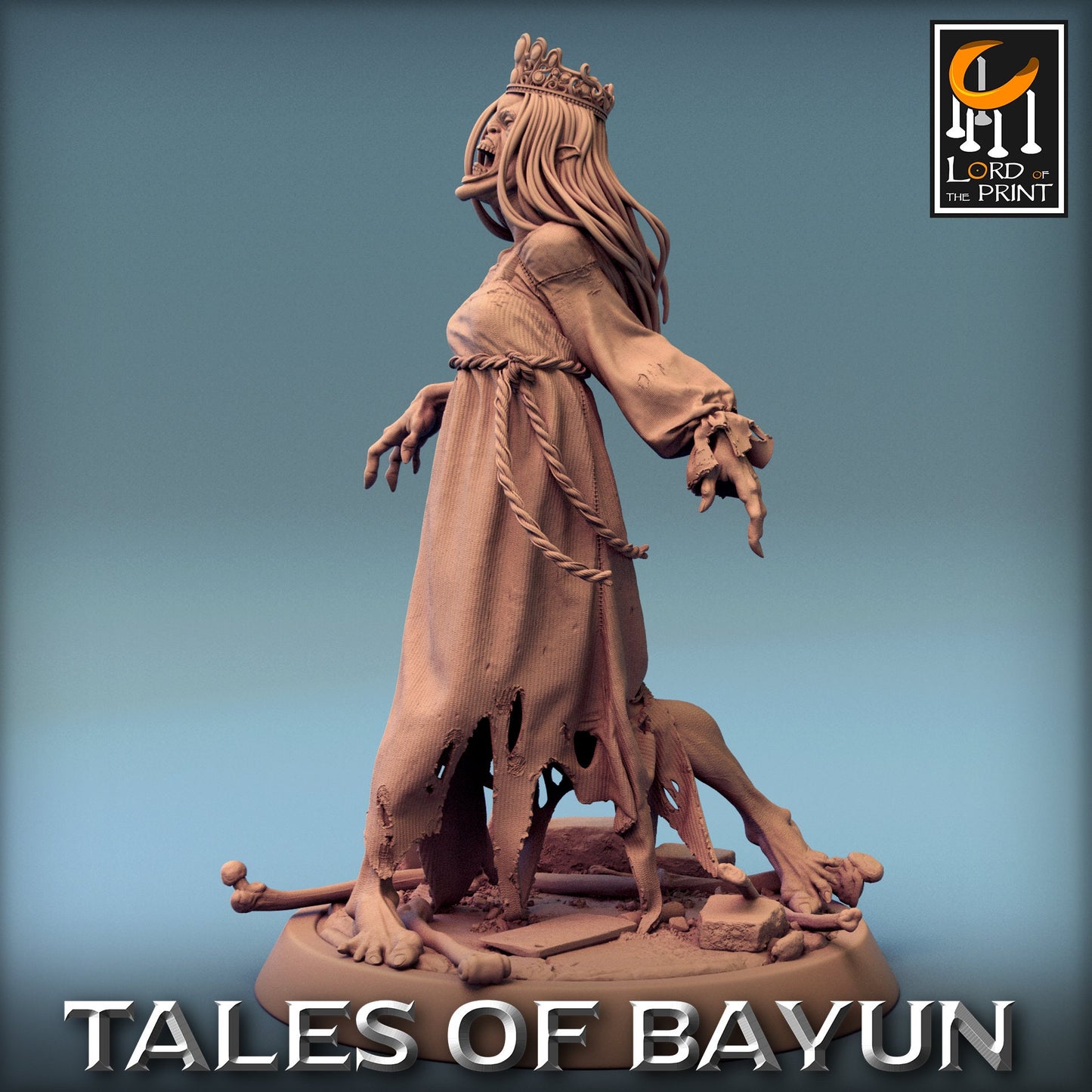 Kikimora Princess, Multiple Pose Options | Aussie 3D Printed Miniatures and Terrain