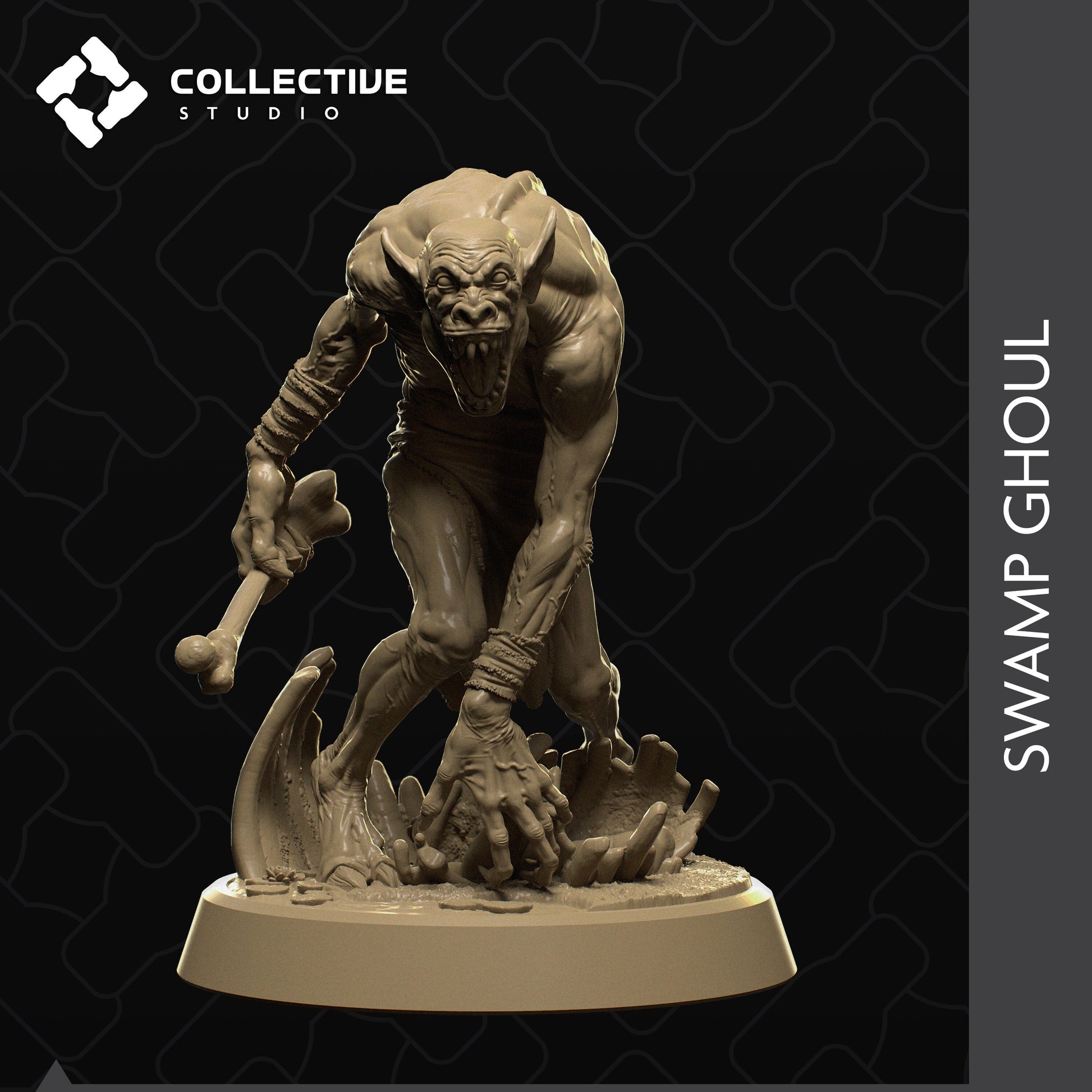 Swamp Ghoul | Aussie 3D Printed Miniatures and Terrain