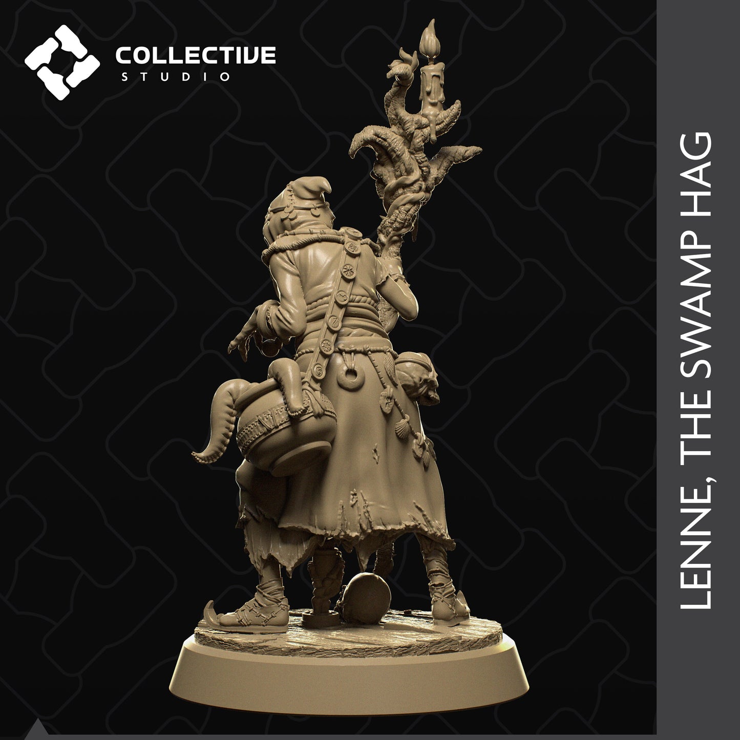 Swamp Hag | Aussie 3D Printed Miniatures and Terrain