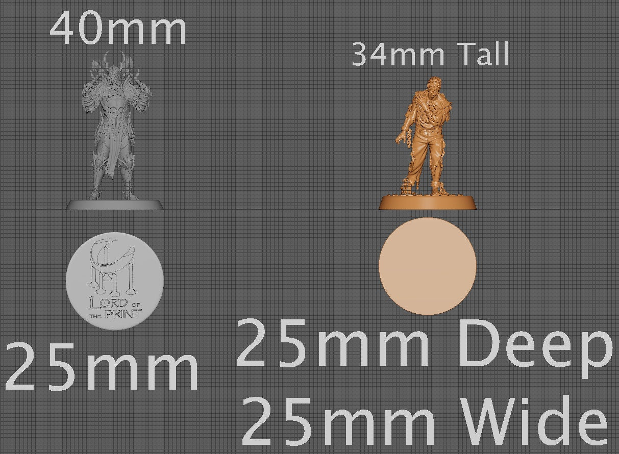 Werewolf Man, Collective Studios | Dungeons and Dragons | Pathfinder | Table Top RPG | 3D Printed Model