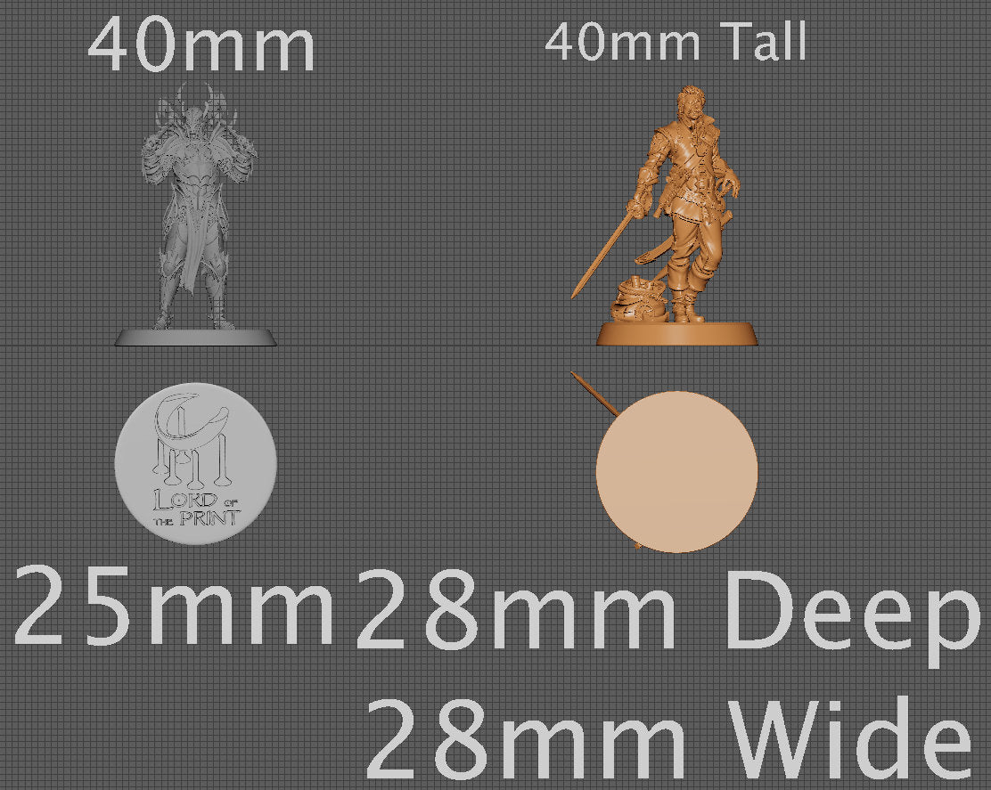 Ferdinand, Collective Studios | Dungeons and Dragons | Pathfinder | Table Top RPG | 3D Printed Model