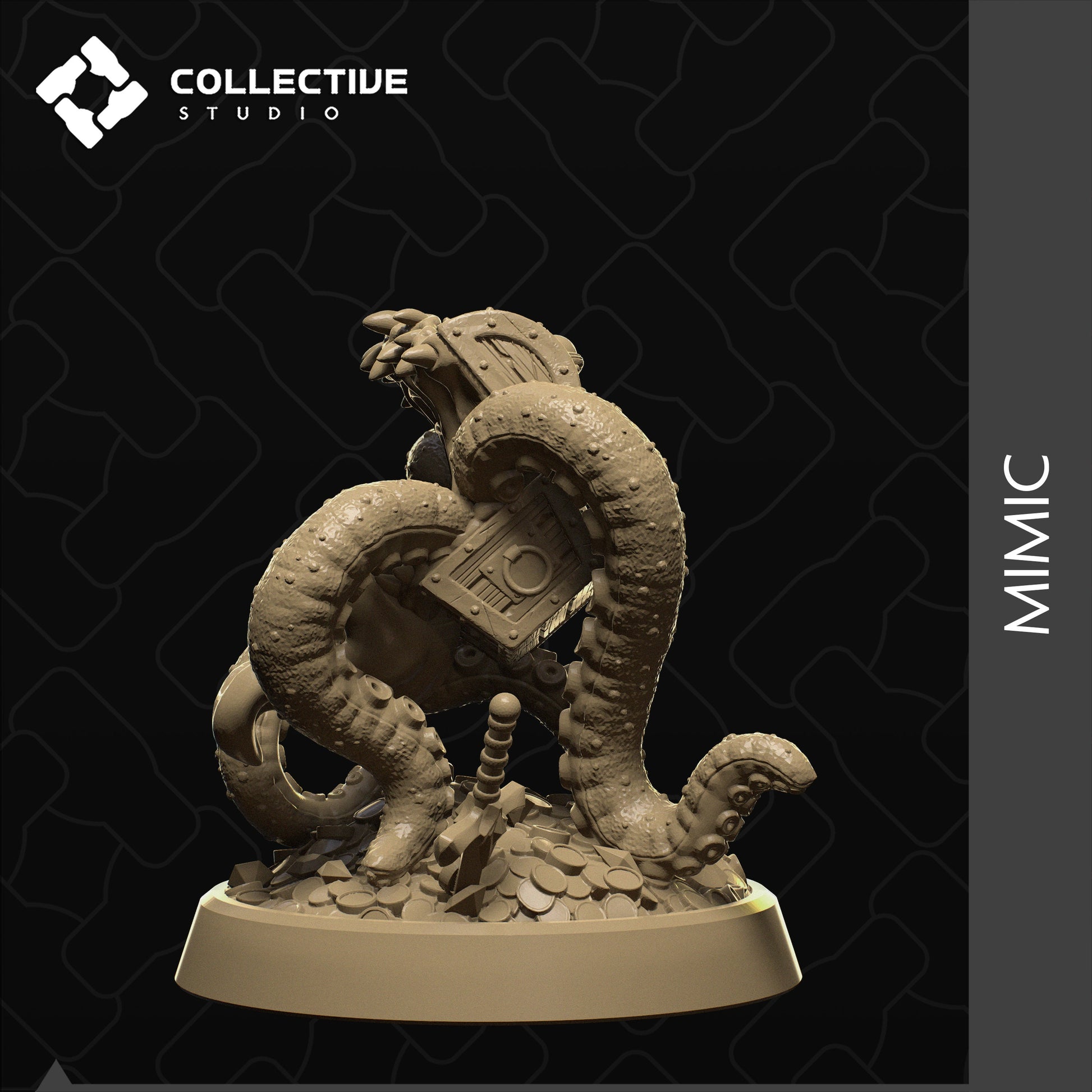 Mimic, Collective Studios | Dungeons and Dragons | Pathfinder | Table Top RPG | 3D Printed Model