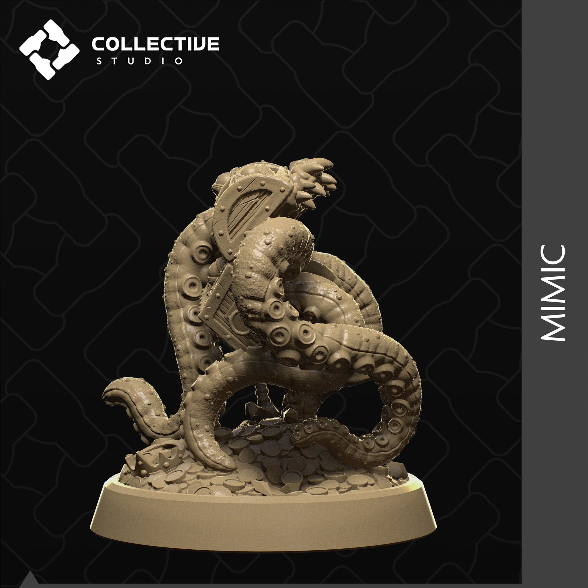 Mimic, Collective Studios | Dungeons and Dragons | Pathfinder | Table Top RPG | 3D Printed Model