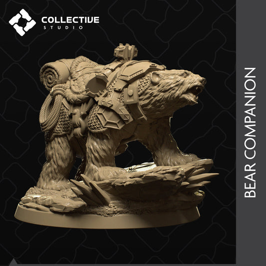 Bear, Collective Studios | Dungeons and Dragons | Pathfinder | Table Top RPG | 3D Printed Model