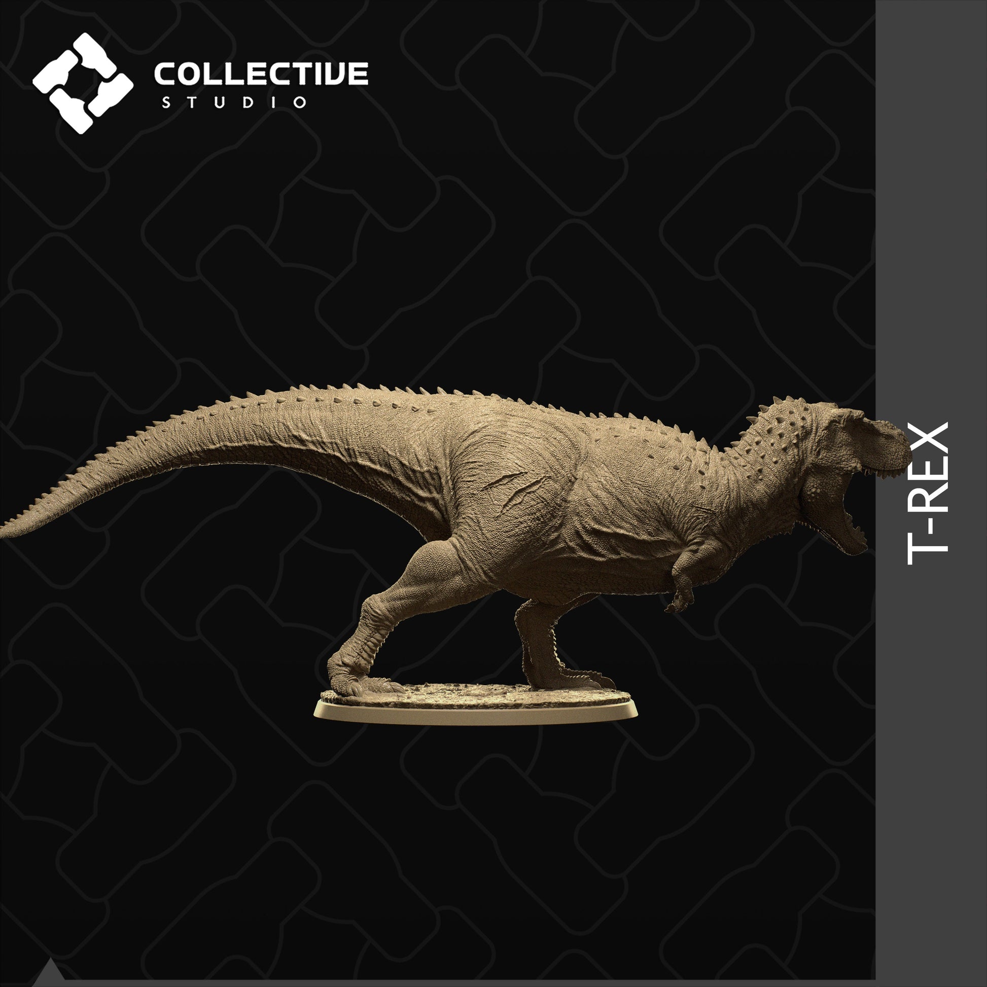 T-rex, Collective Studios | Dungeons and Dragons | Pathfinder | Table Top RPG | 3D Printed Model