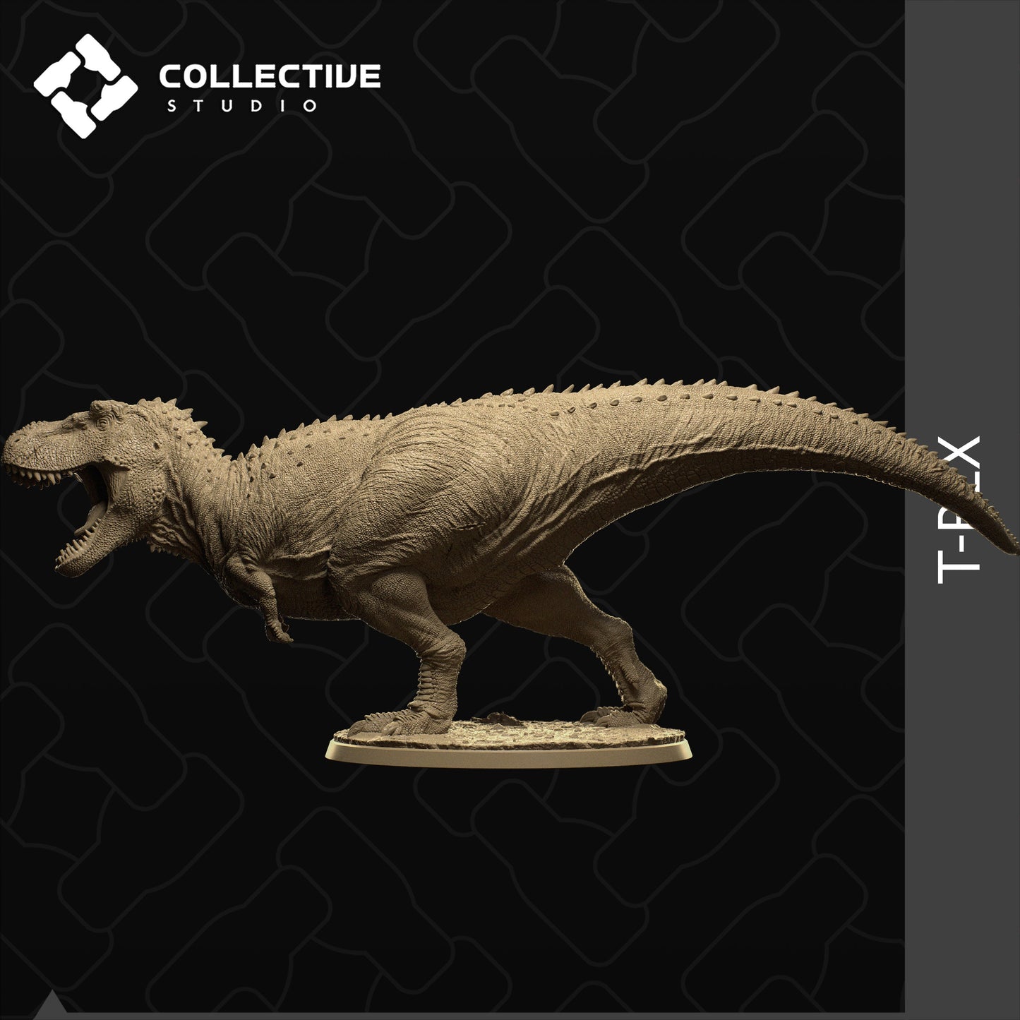 T-rex, Collective Studios | Dungeons and Dragons | Pathfinder | Table Top RPG | 3D Printed Model