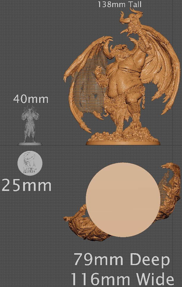 Orcus, Collective Studios | Dungeons and Dragons | Pathfinder | Table Top RPG | 3D Printed Model