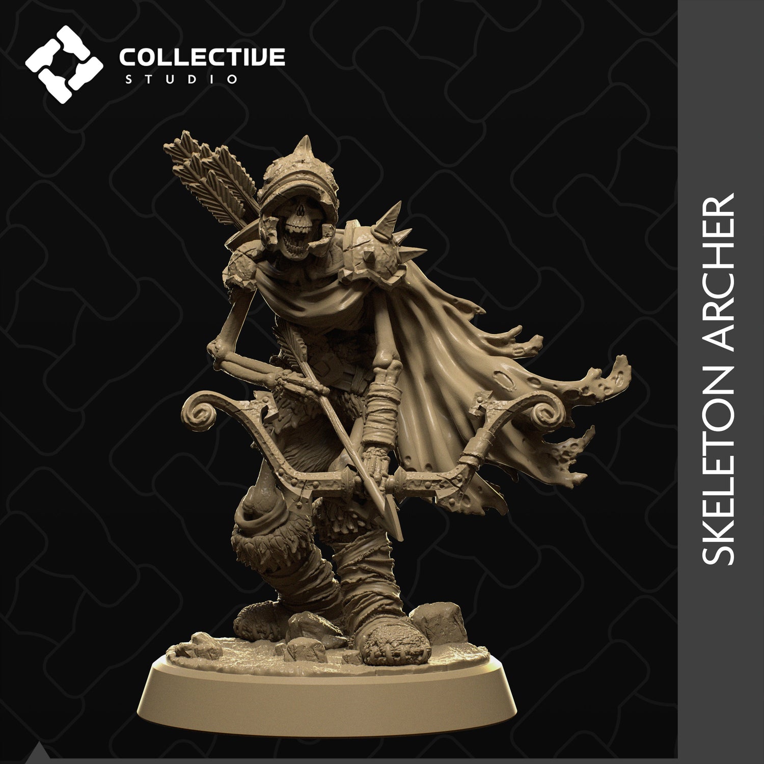 Skeleton Warband, Collective Studios | Dungeons and Dragons | Pathfinder | Table Top RPG | 3D Printed Model