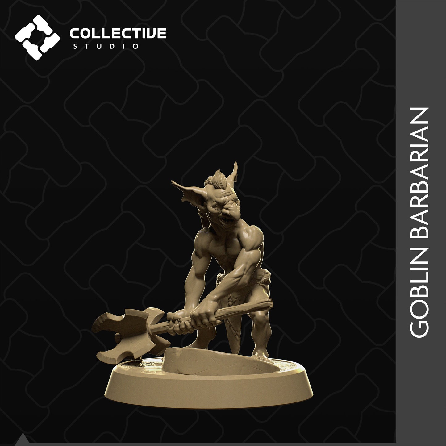 Goblin Warband, Collective Studios | Dungeons and Dragons | Pathfinder | Table Top RPG | 3D Printed Model