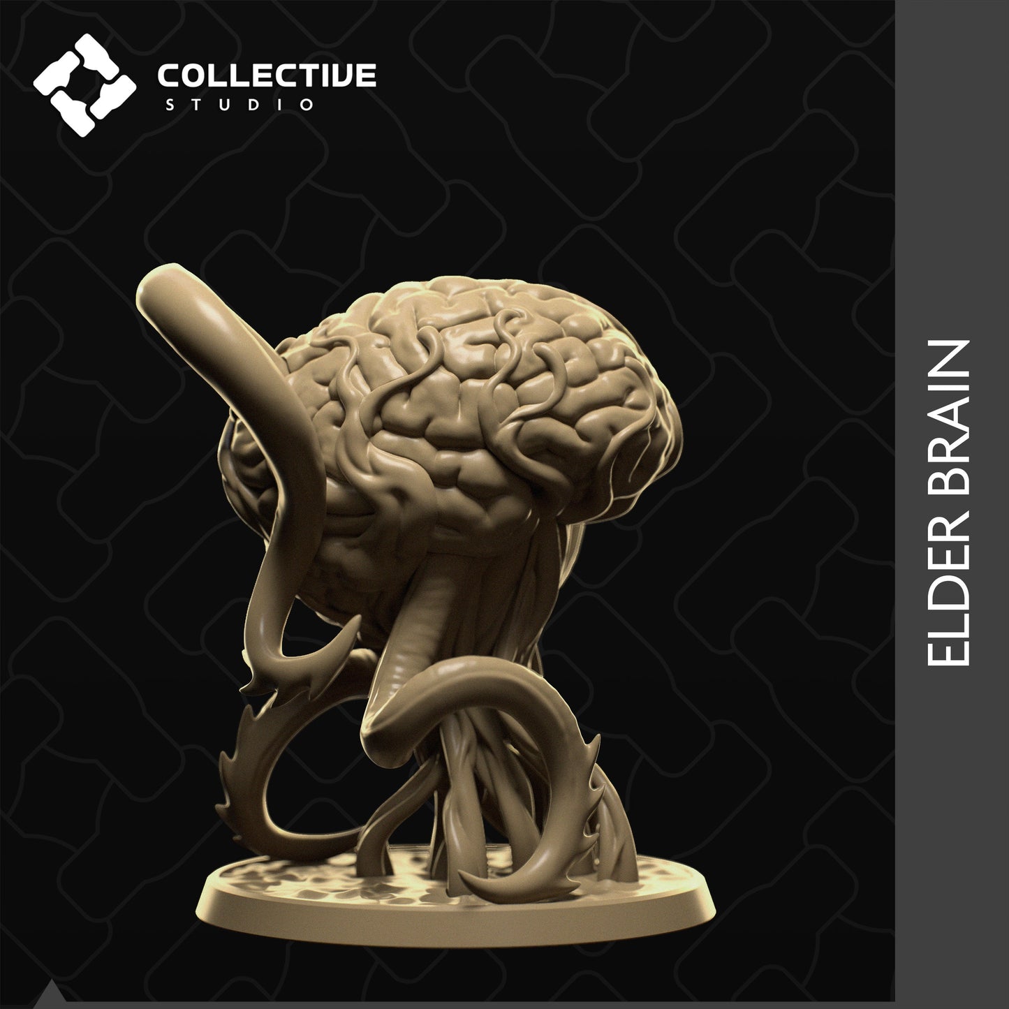 Elder Brain, Collective Studios | Dungeons and Dragons | Pathfinder | Table Top RPG | 3D Printed Model