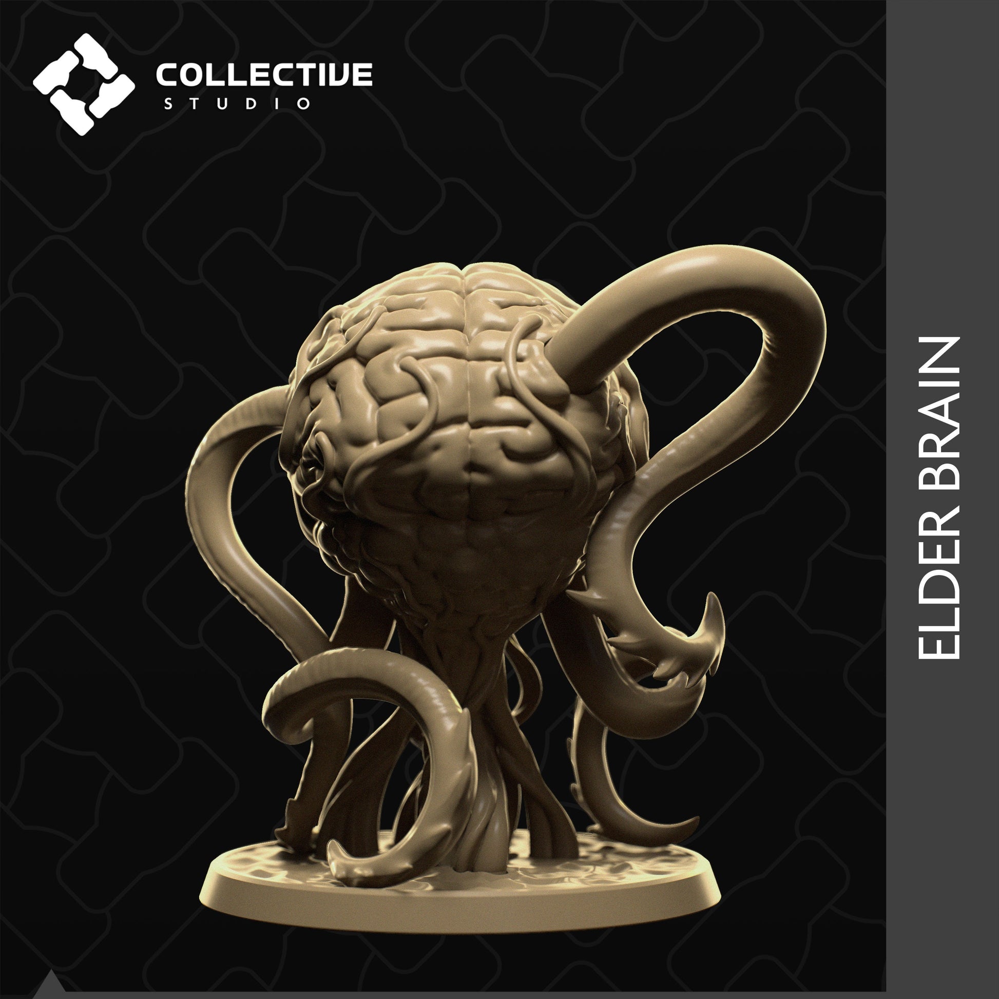 Elder Brain, Collective Studios | Dungeons and Dragons | Pathfinder | Table Top RPG | 3D Printed Model