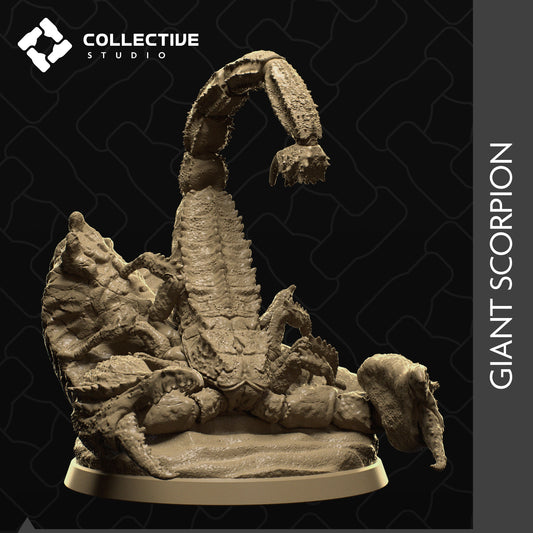 Giant Scorpion, Collective Studios | Dungeons and Dragons | Pathfinder | Table Top RPG | 3D Printed Model