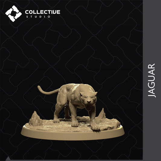 Jaguar, Collective Studios | Dungeons and Dragons | Pathfinder | Table Top RPG | 3D Printed Model