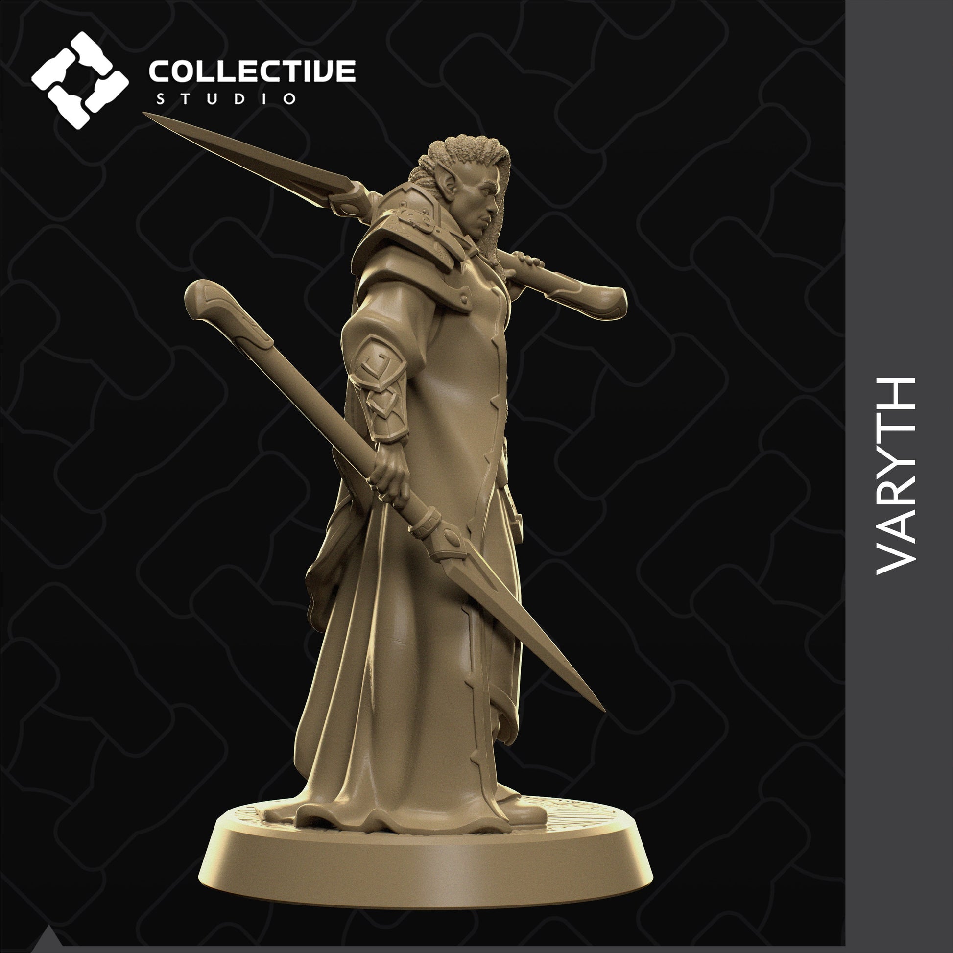 Varyth, Collective Studios | Dungeons and Dragons | Pathfinder | Table Top RPG | 3D Printed Model