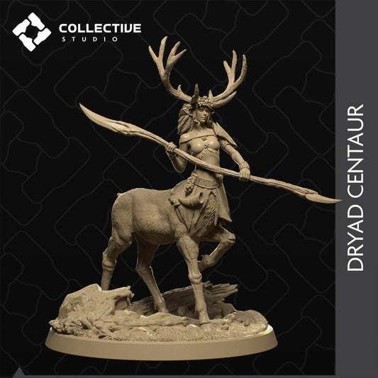 Idares, Dryad Centaur, Collective Studios | Dungeons and Dragons | Pathfinder | Table Top RPG | 3D Printed Model