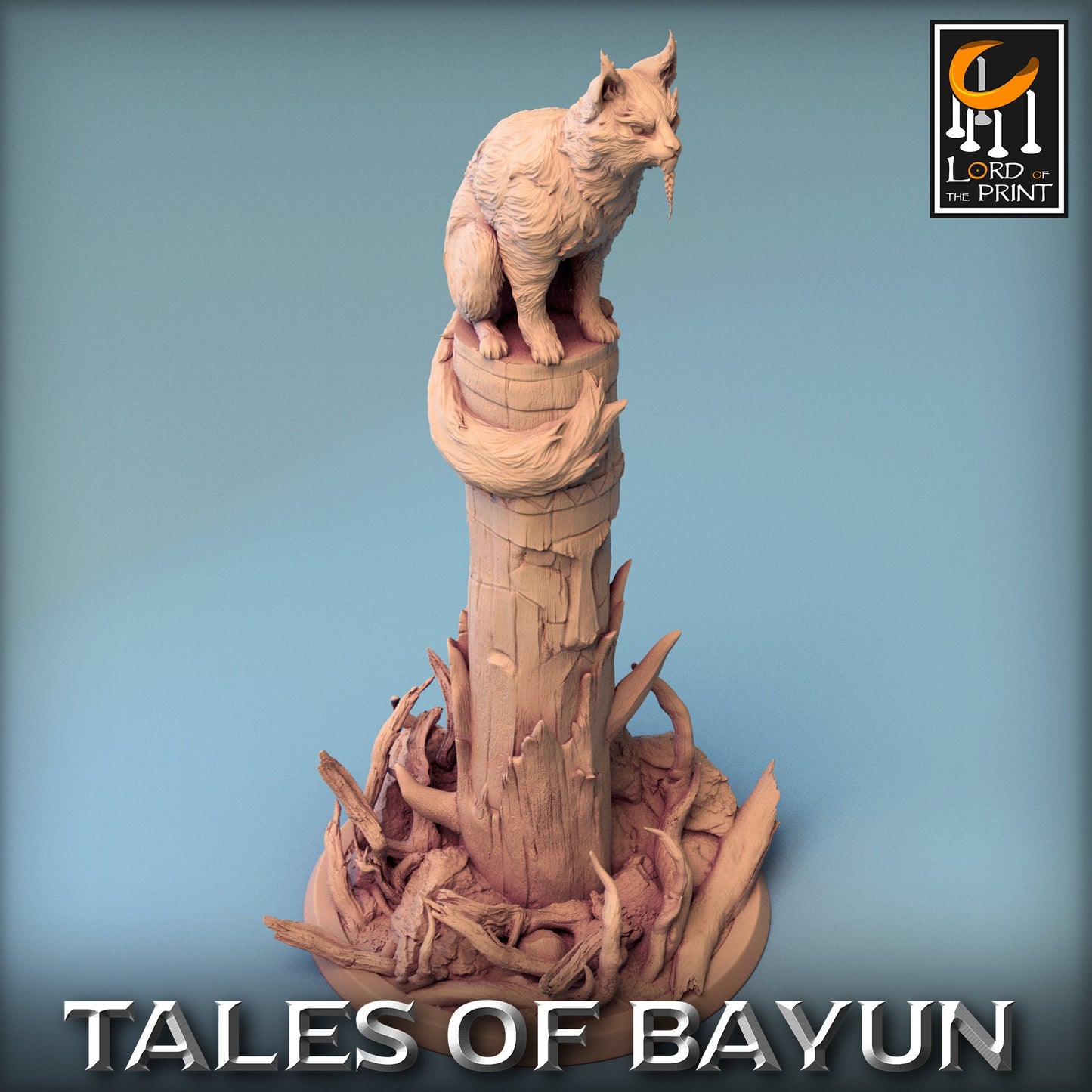 Bayun Cat, Lord of the Print | Dungeons and Dragons | Pathfinder | Table Top RPG | 3D Printed Model