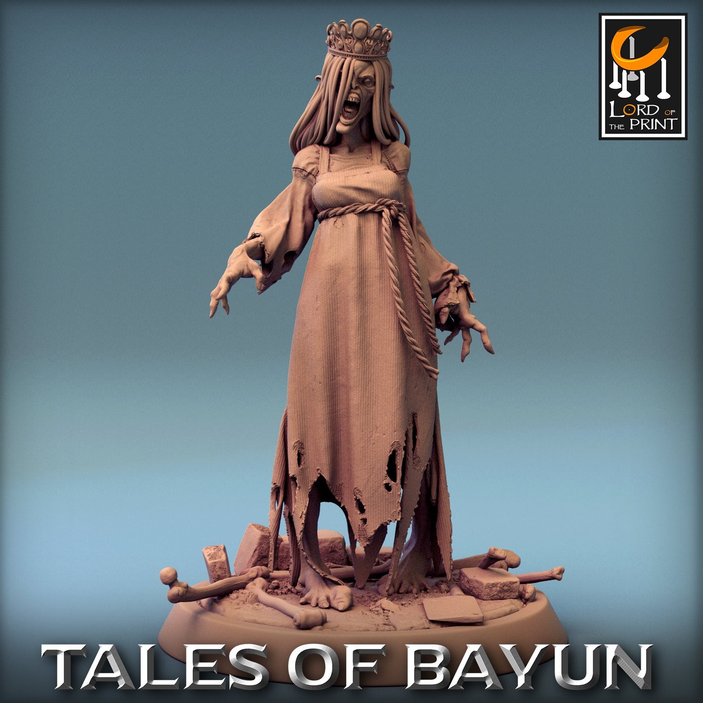 Kikimora Princess, Multiple Pose Options | Aussie 3D Printed Miniatures and Terrain