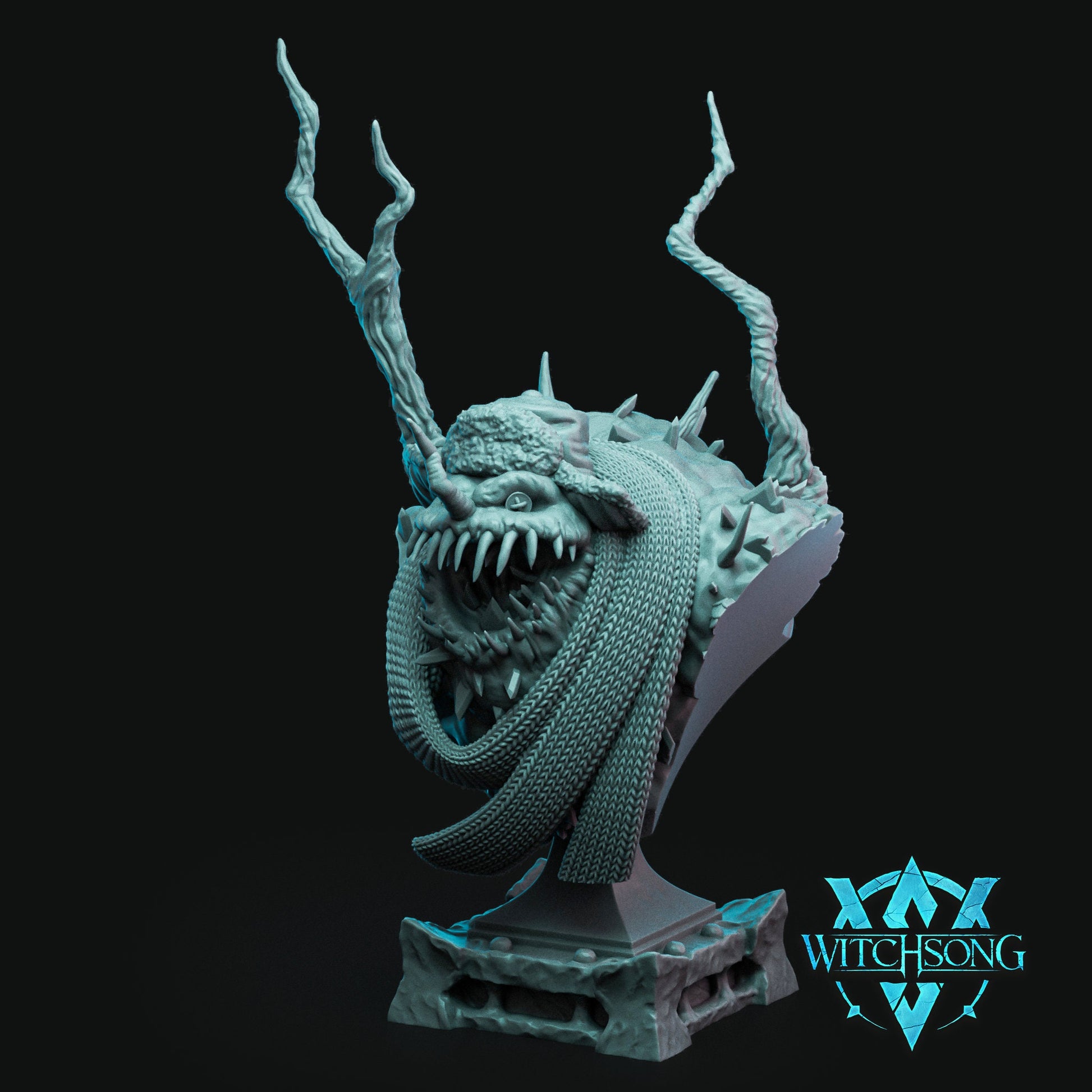 Wretched Snowman, Witchsong Miniatures | Dungeons and Dragons | Pathfinder | Table Top RPG | 3D Printed Model