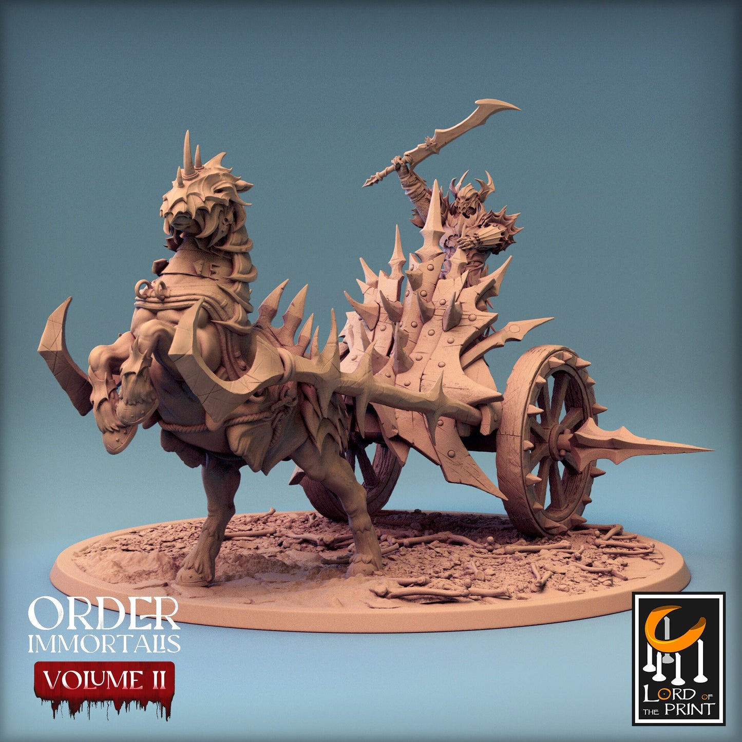 Chariots, Order Immortalis Vol.2, Lord of the Print | Dungeons and Dragons | Pathfinder | Table Top RPG | 3D Printed Model