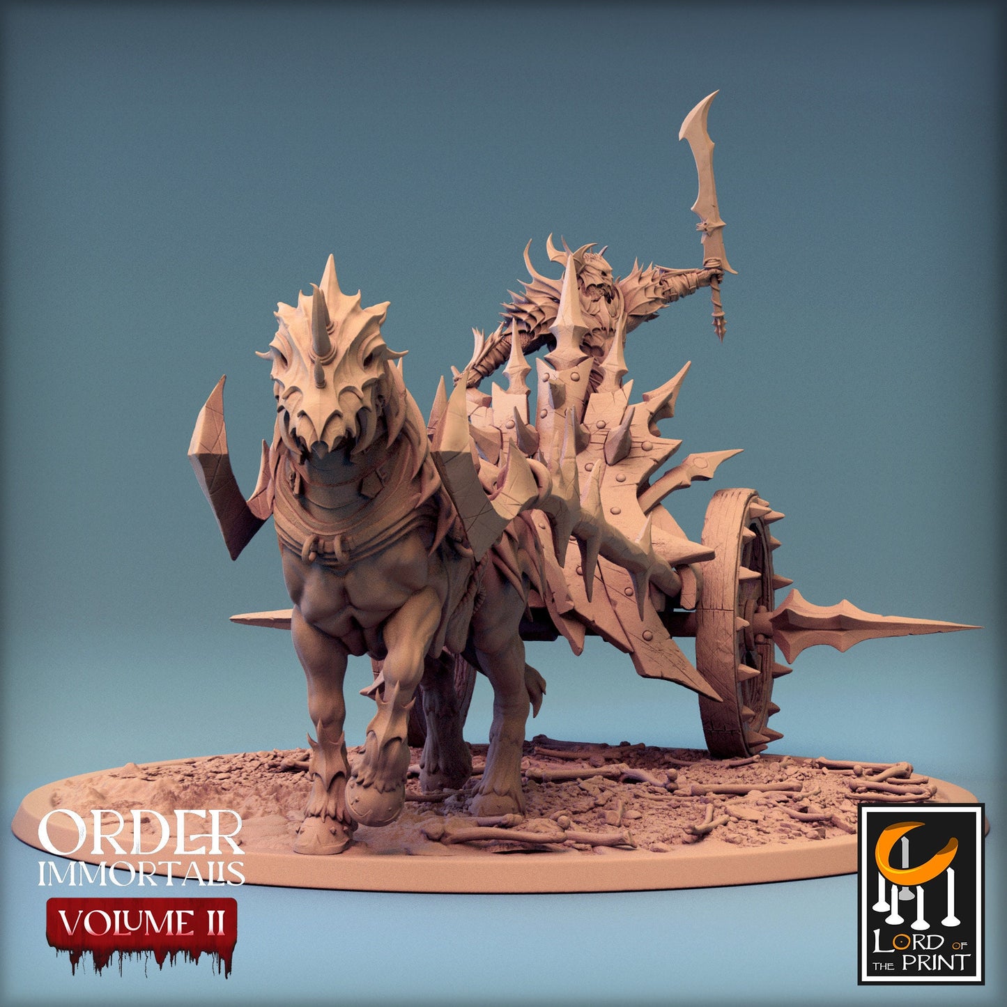 Chariots, Order Immortalis Vol.2, Lord of the Print | Dungeons and Dragons | Pathfinder | Table Top RPG | 3D Printed Model