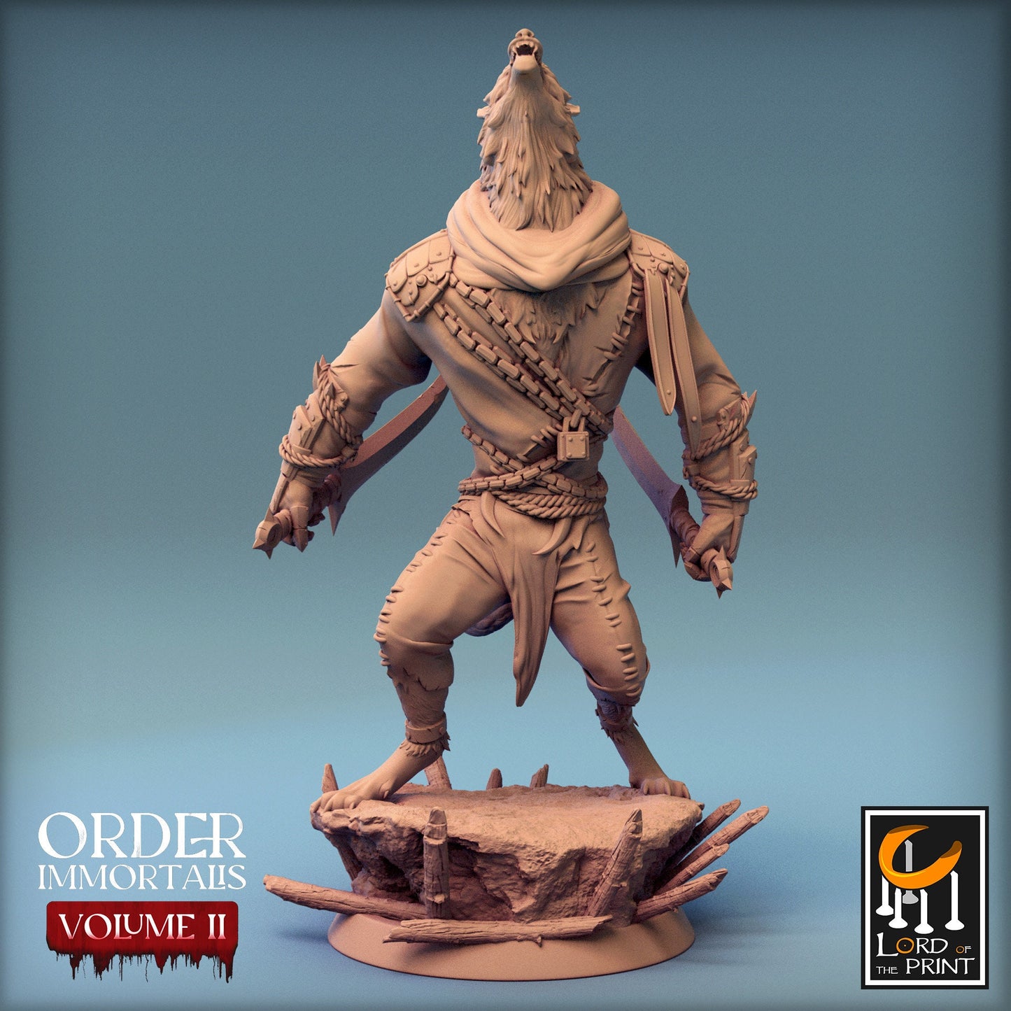 Werewolf Soldiers Pack 1, Order Immortalis Vol.2, Lord of the Print | Dungeons and Dragons | Pathfinder | Table Top RPG | 3D Printed Model