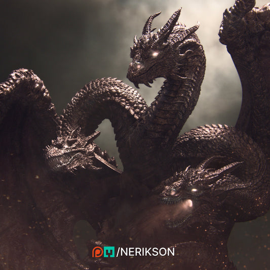 Smei, Elder Dragon, Ernest Nemirovsky | Dungeons and Dragons | Pathfinder | Table Top RPG | 3D Printed Model