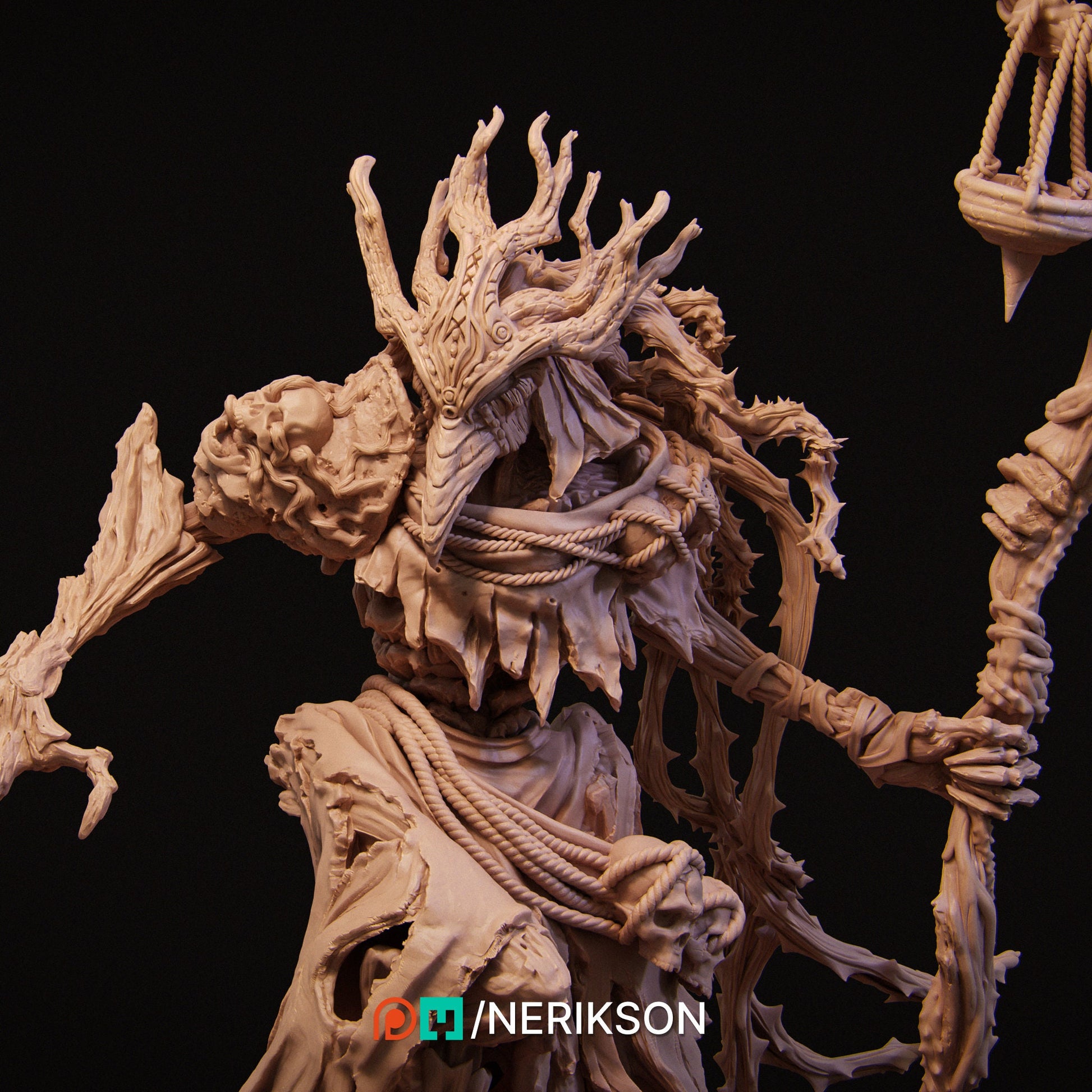 Famine, Powerful NPC, Ernest Nemirovsky | Dungeons and Dragons | Pathfinder | Table Top RPG | 3D Printed Model