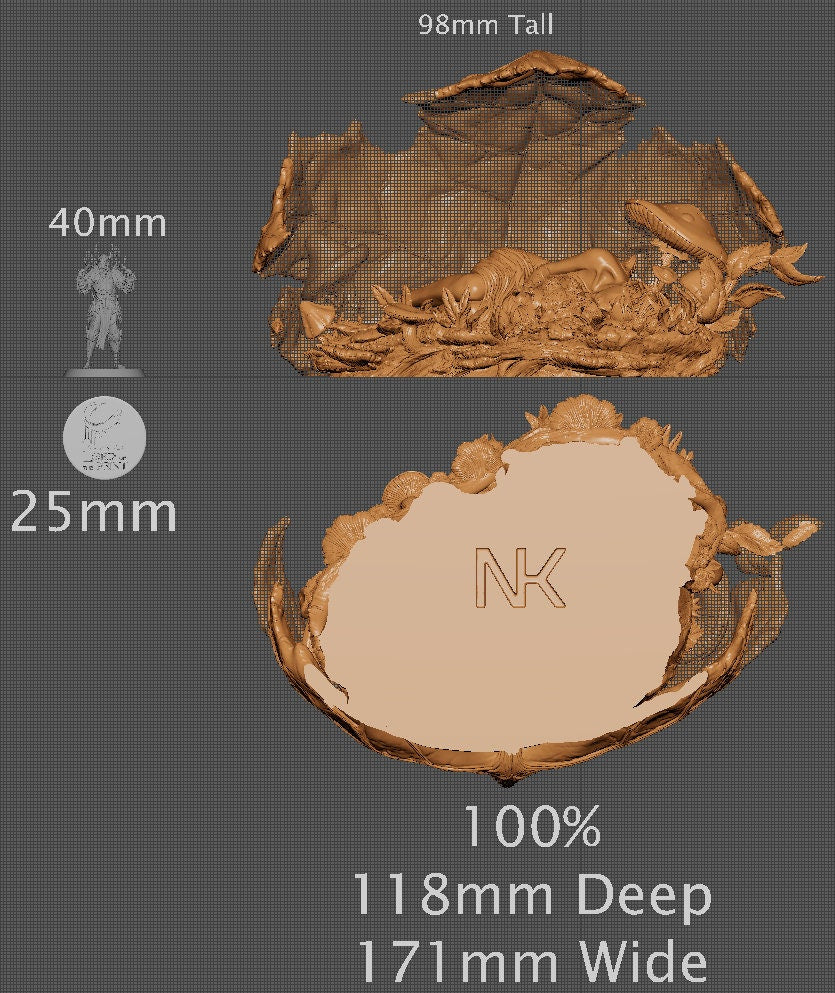 Fairy, Statue | Aussie 3D Printed Miniatures and Terrain