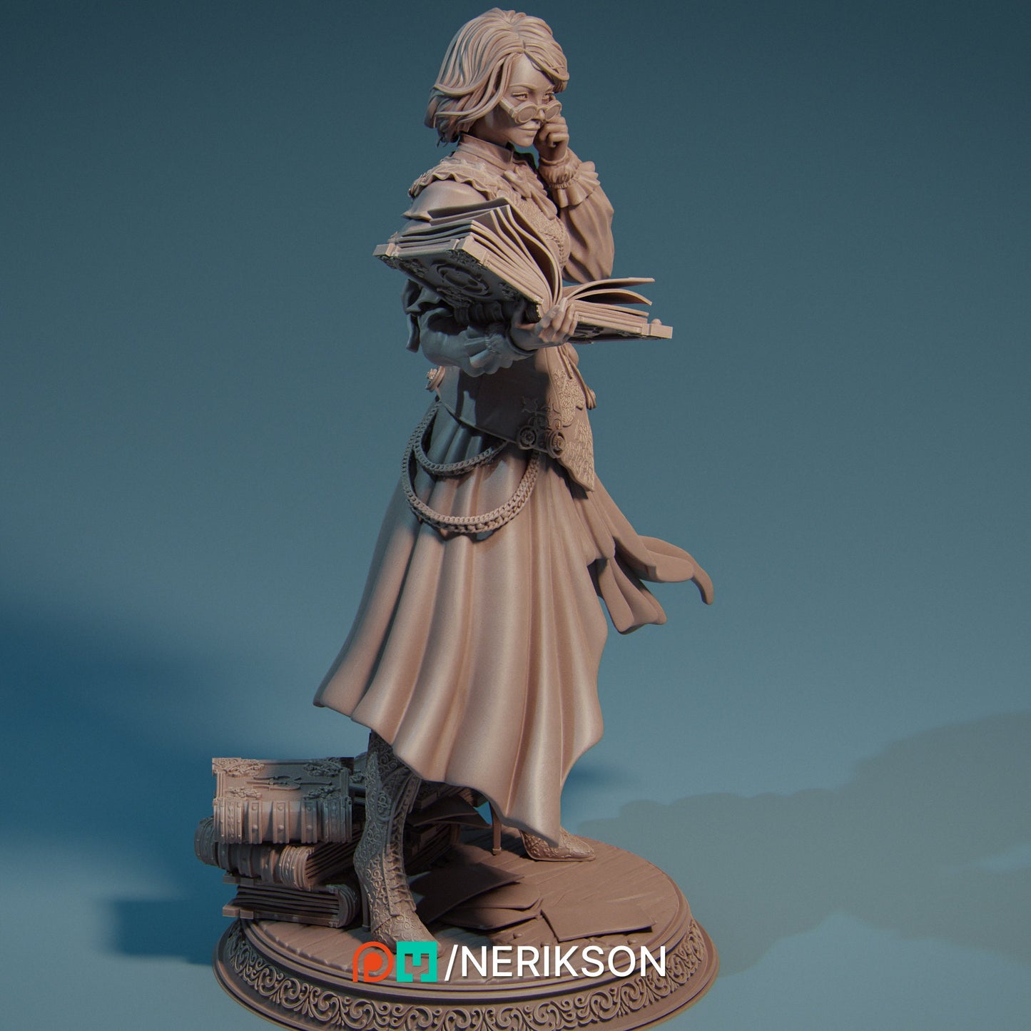 Orinthia the Librarian | Aussie 3D Printed Miniatures and Terrain