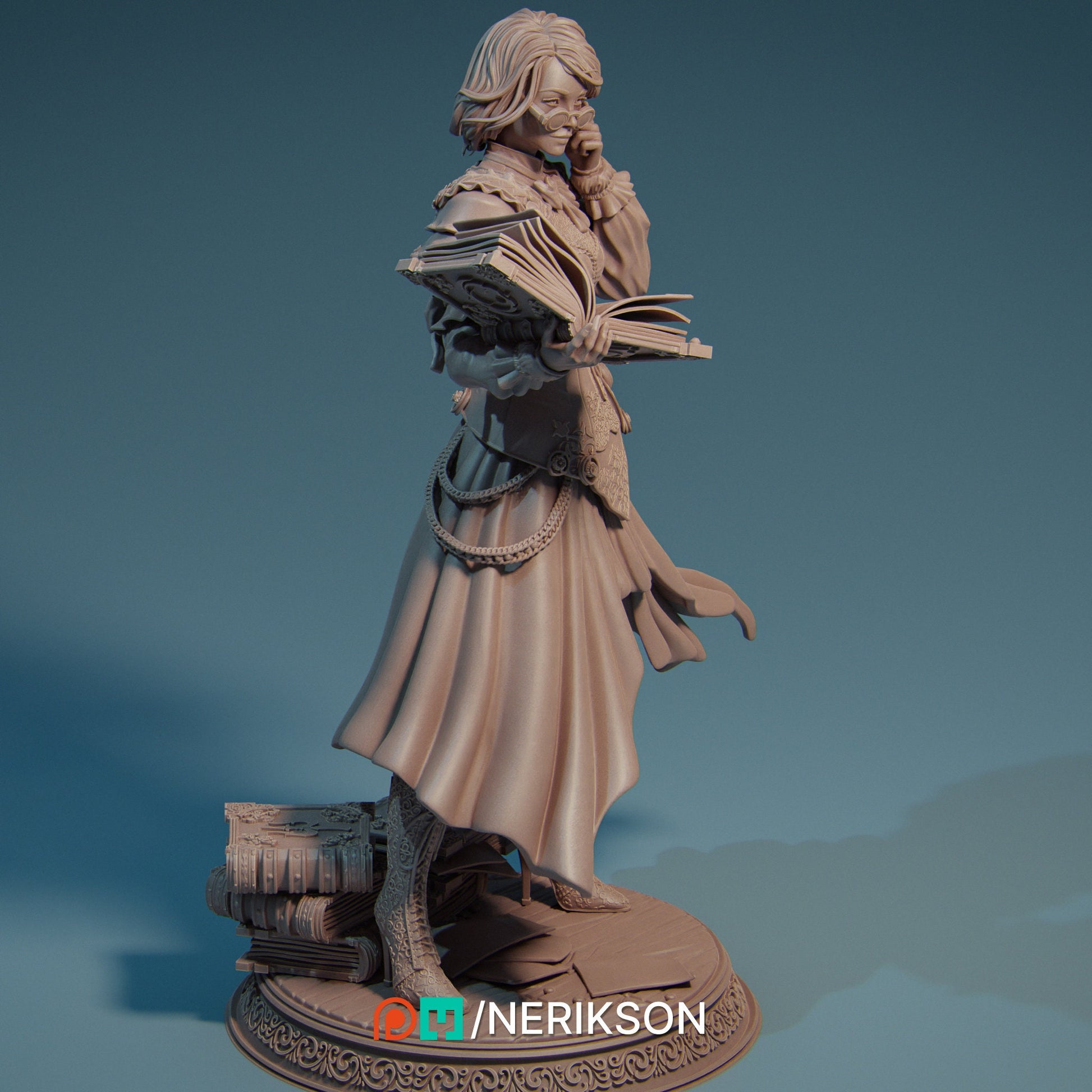 Orinthia the Librarian | Aussie 3D Printed Miniatures and Terrain