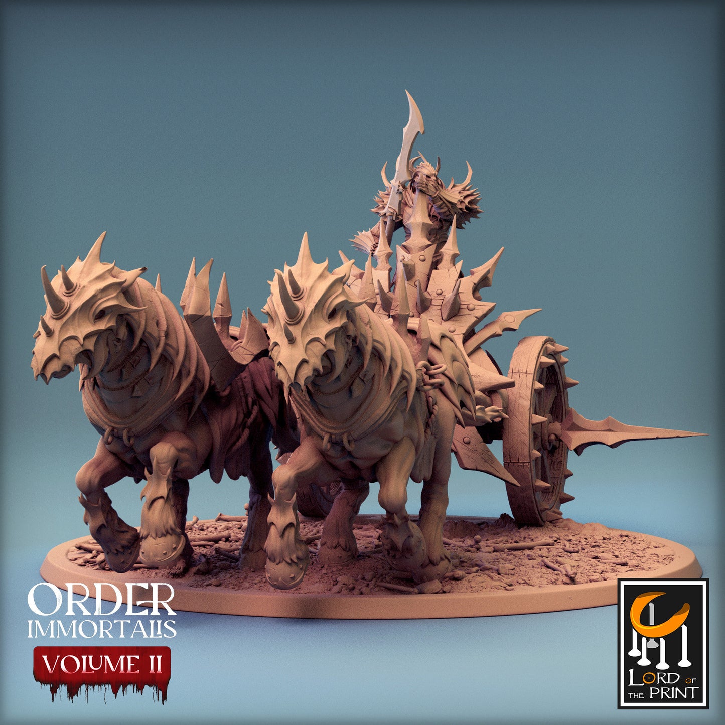 Chariots, Order Immortalis Vol.2, Lord of the Print | Dungeons and Dragons | Pathfinder | Table Top RPG | 3D Printed Model