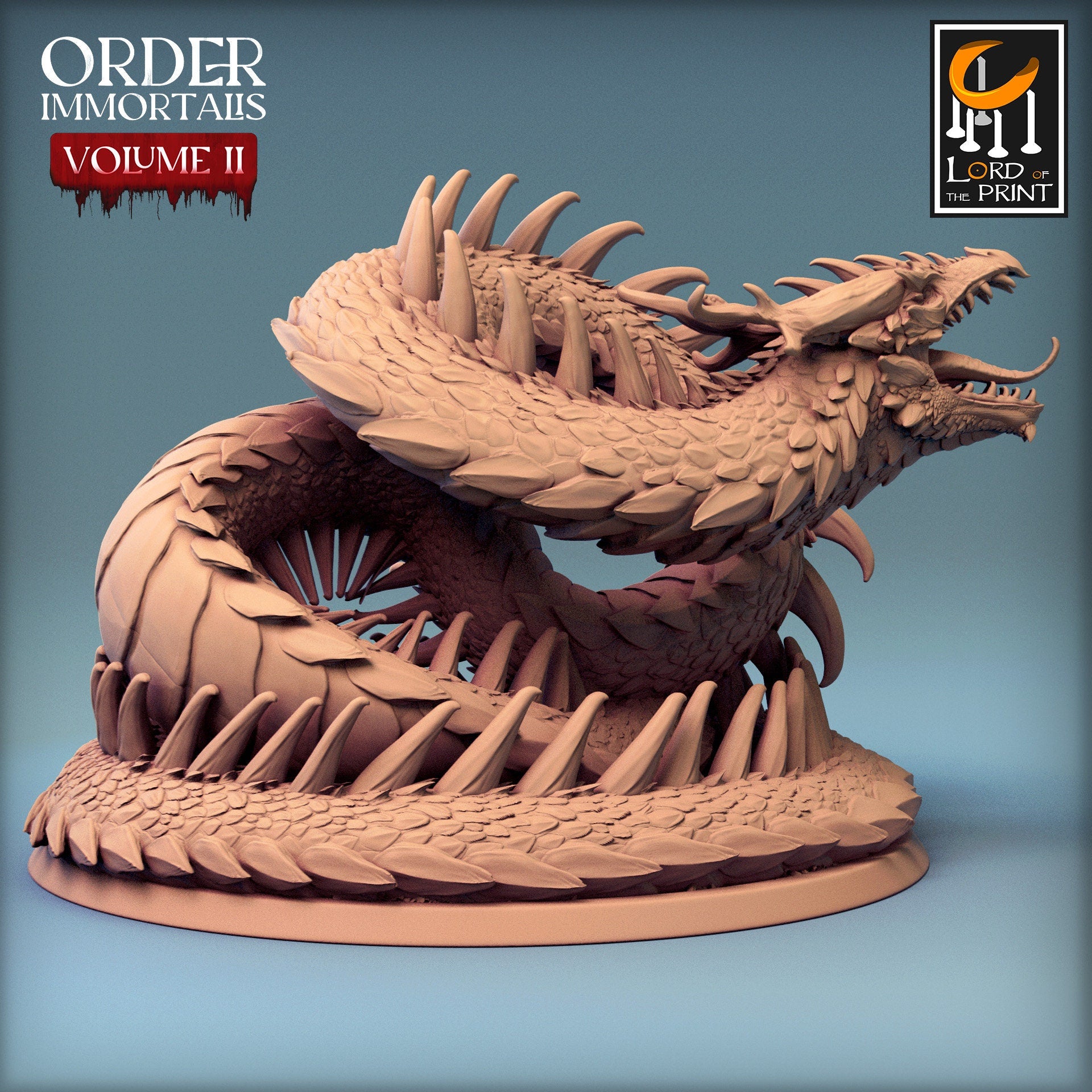 Vampiric Snake Vol.2 | Aussie 3D Printed Miniatures and Terrain