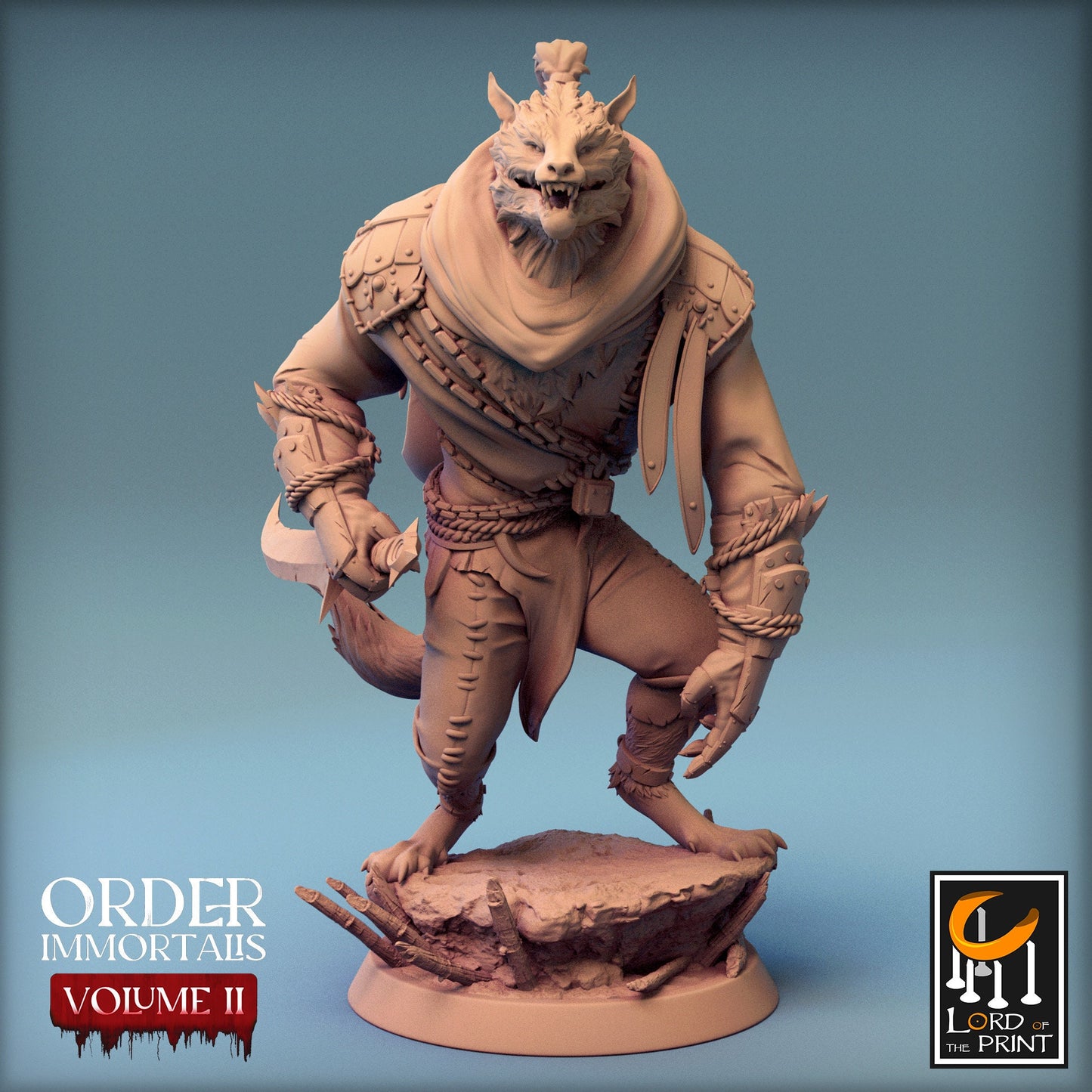 Werewolf Soldiers Pack 2, Order Immortalis Vol.2, Lord of the Print | Dungeons and Dragons | Pathfinder | Table Top RPG | 3D Printed Model