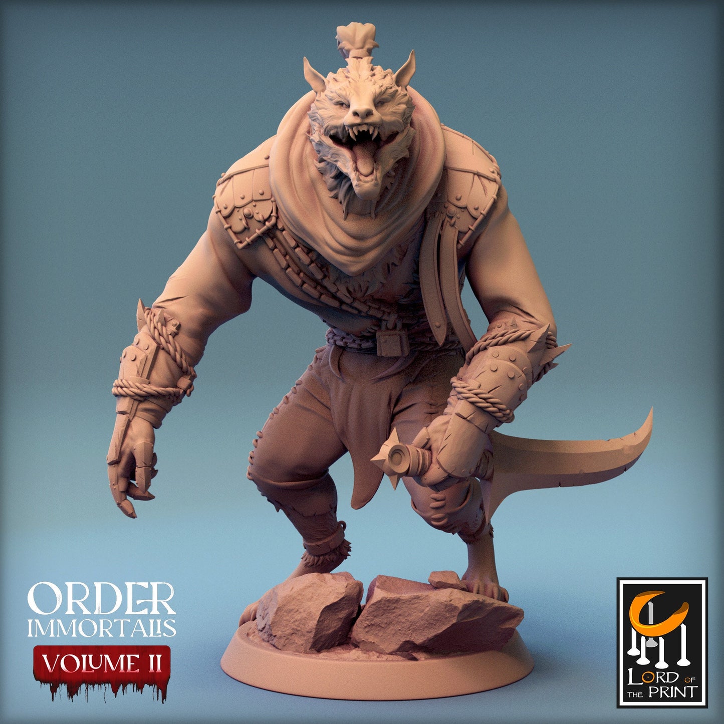 Werewolf Soldiers Pack 2, Order Immortalis Vol.2, Lord of the Print | Dungeons and Dragons | Pathfinder | Table Top RPG | 3D Printed Model